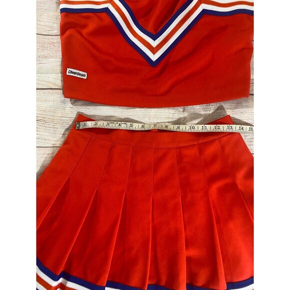 Cheer Deals Women's Orange Gatore Two Piece Cheer Leading Set - 40/9 - Picture 9 of 15